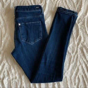H&M High Waist Skinny Blue Jeans